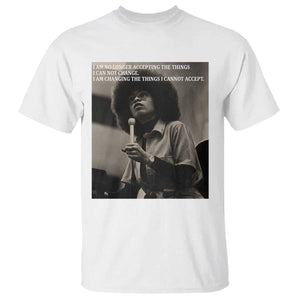 Angela Davis Inspirational Quote T Shirt Black History Month - African Pride