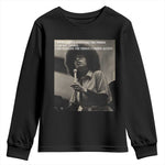 Angela Davis Inspirational Quote Youth Sweatshirt Black History Month - African Pride