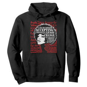 Angela Davis Inspirational Quote Hoodie Black History Month