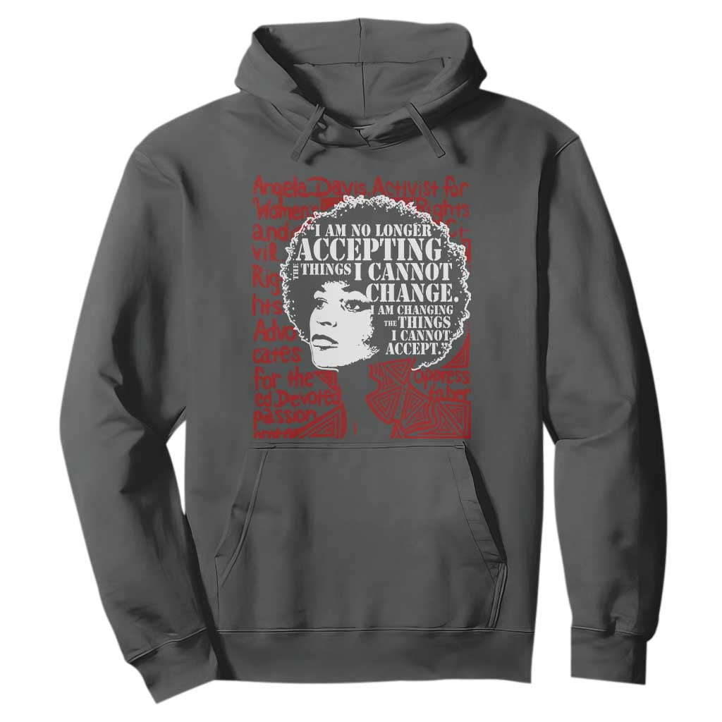 Angela Davis Inspirational Quote Hoodie Black History Month