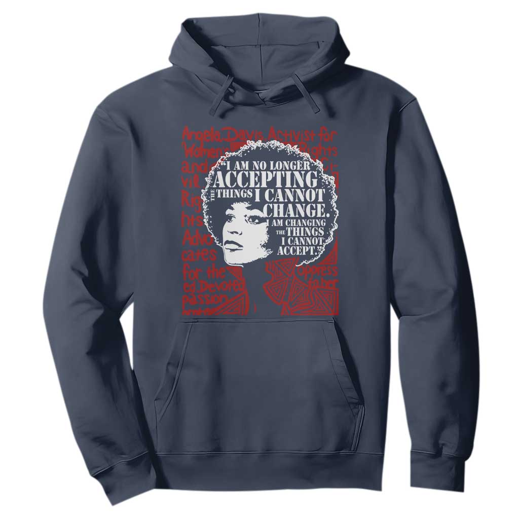 Angela Davis Inspirational Quote Hoodie Black History Month