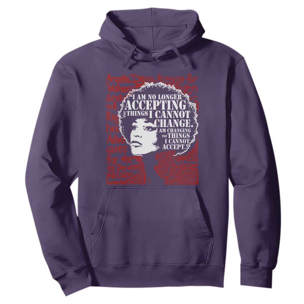 Angela Davis Inspirational Quote Hoodie Black History Month