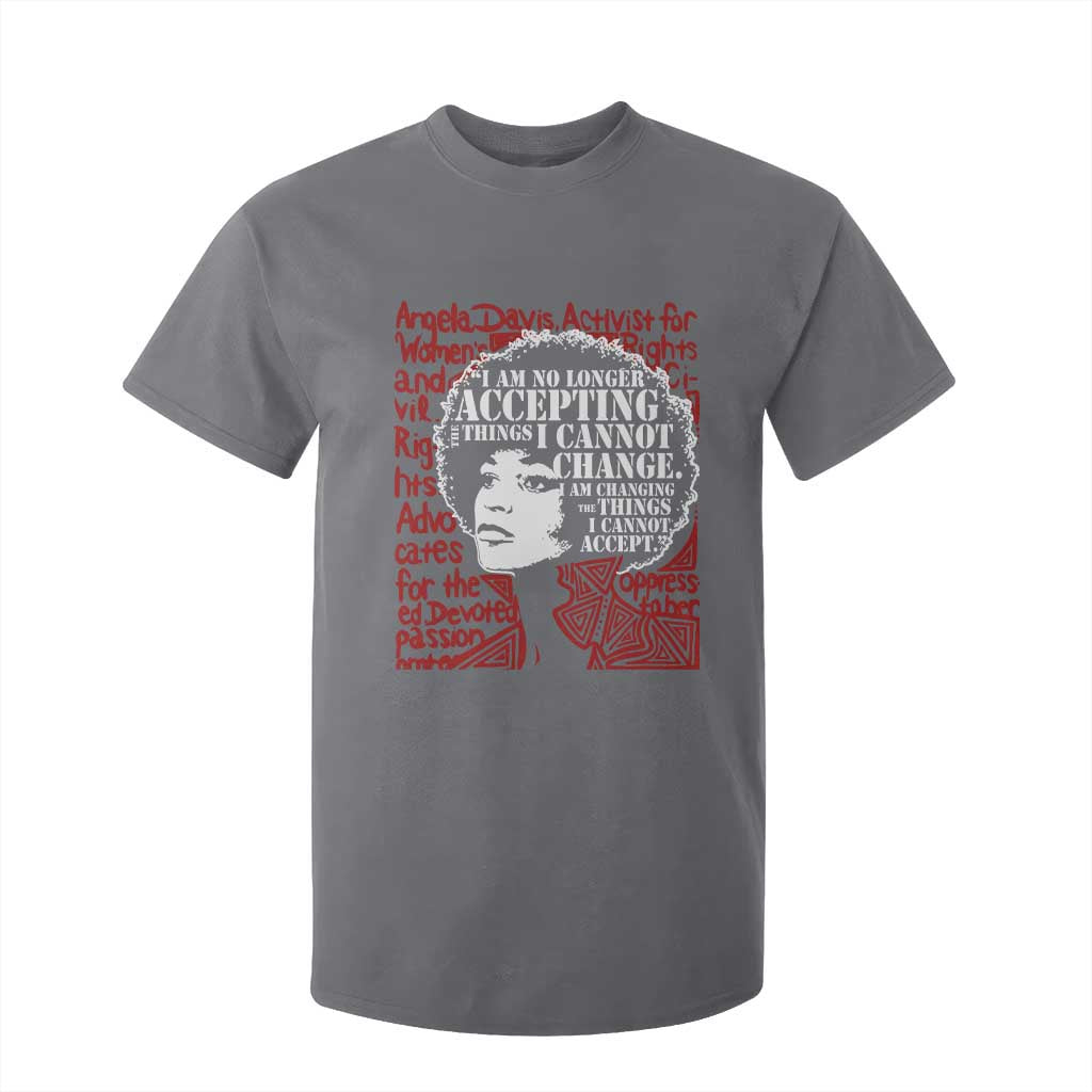 Angela Davis Inspirational Quote T Shirt For Kid Black History Month