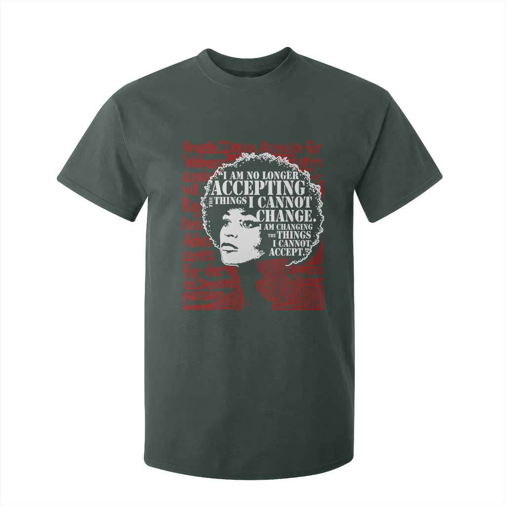 Angela Davis Inspirational Quote T Shirt For Kid Black History Month
