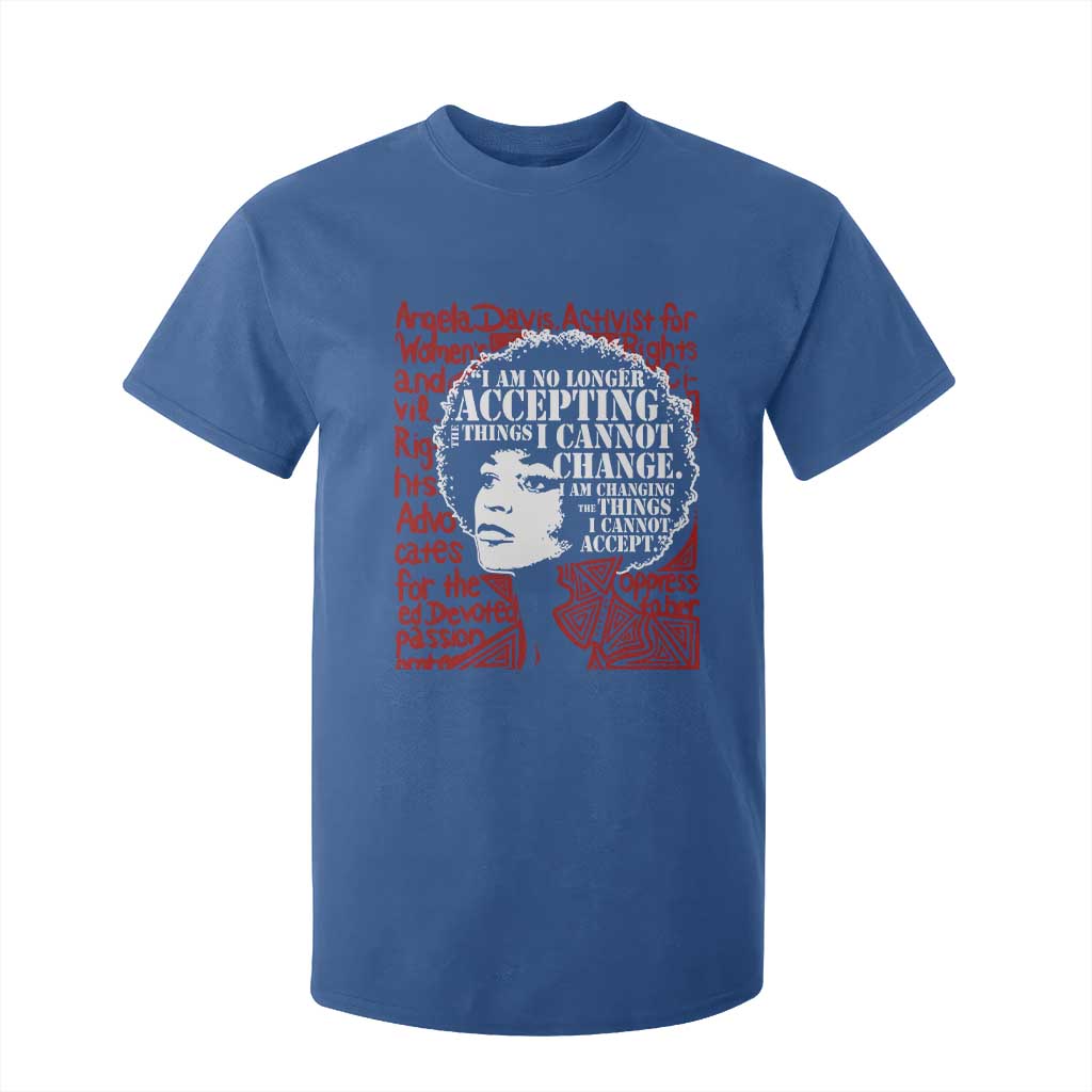 Angela Davis Inspirational Quote T Shirt For Kid Black History Month