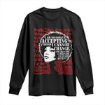 Angela Davis Inspirational Quote Long Sleeve Shirt Black History Month