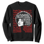 Angela Davis Inspirational Quote Sweatshirt Black History Month