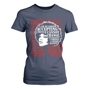 Angela Davis Inspirational Quote T Shirt For Women Black History Month