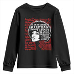 Angela Davis Inspirational Quote Youth Sweatshirt Black History Month