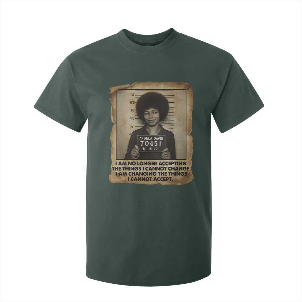 Angela Davis Inspirational Quote T Shirt For Kid Black History Melanin
