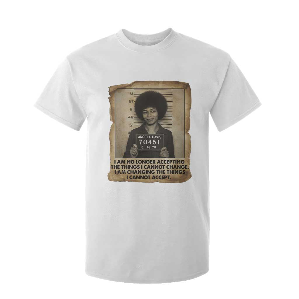 Angela Davis Inspirational Quote T Shirt For Kid Black History Melanin