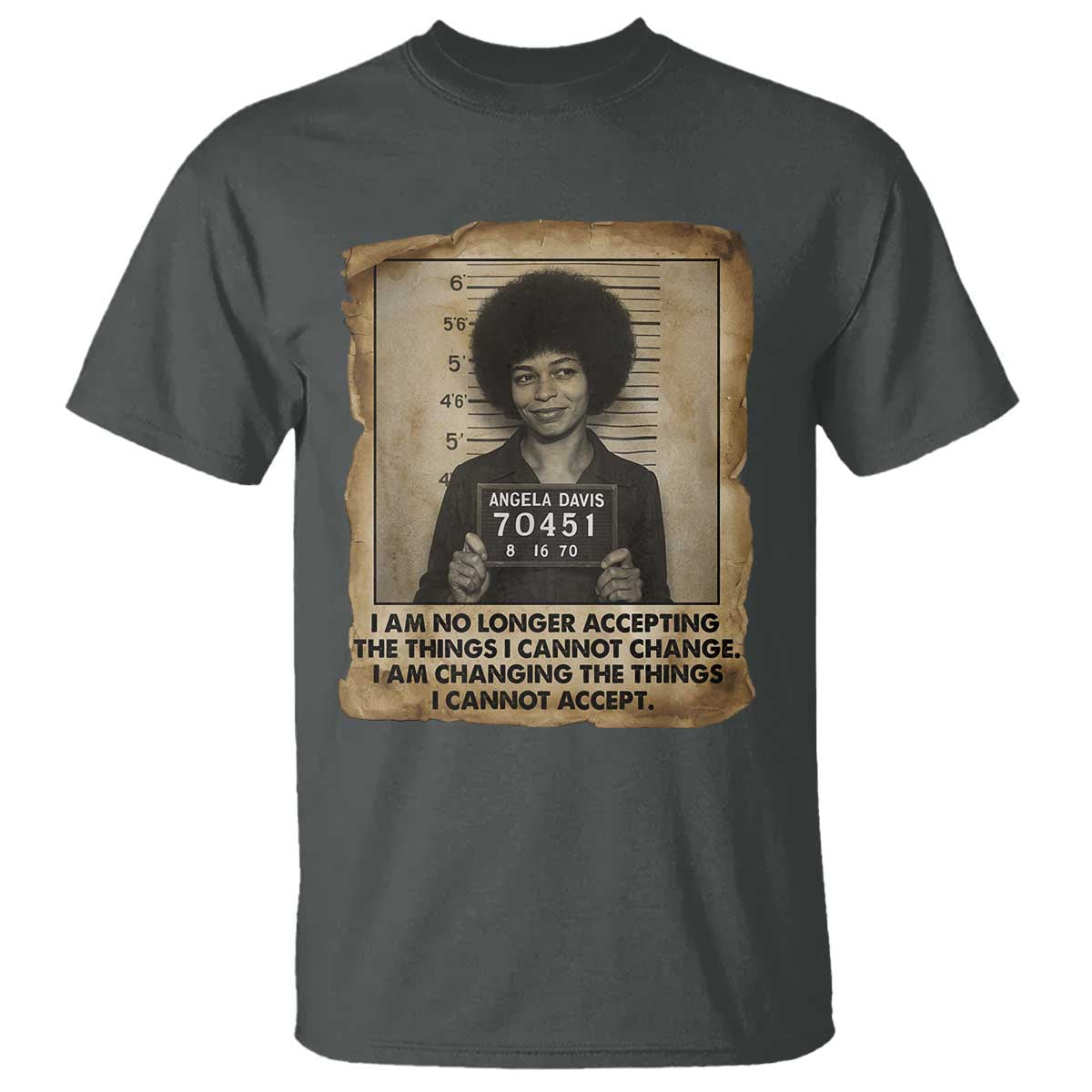 Angela Davis Inspirational Quote T Shirt Black History Melanin