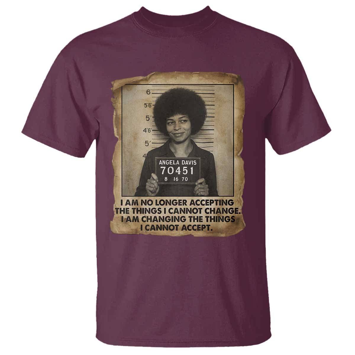 Angela Davis Inspirational Quote T Shirt Black History Melanin