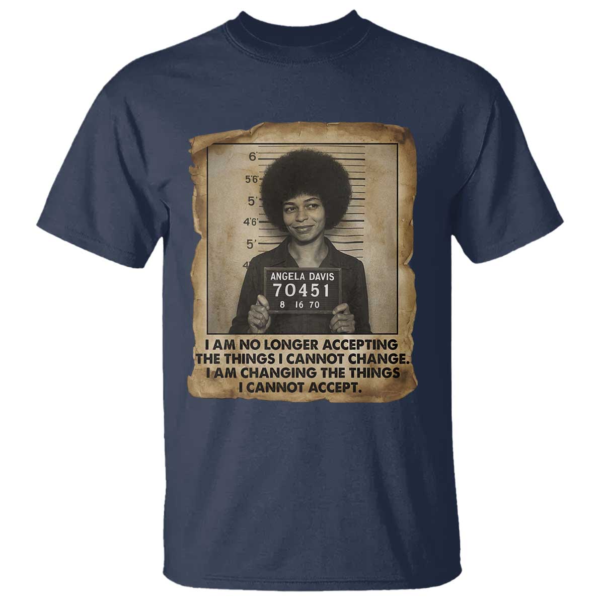 Angela Davis Inspirational Quote T Shirt Black History Melanin