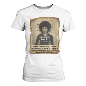 Angela Davis Inspirational Quote T Shirt For Women Black History Melanin