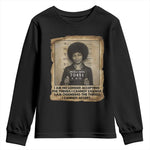 Angela Davis Inspirational Quote Youth Sweatshirt Black History Melanin