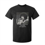 Angela Davis Inspirational Quote T Shirt For Kid Black History African Pride Power