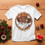 Black Santa Christmas T Shirt Big Nick Energy - African Pride
