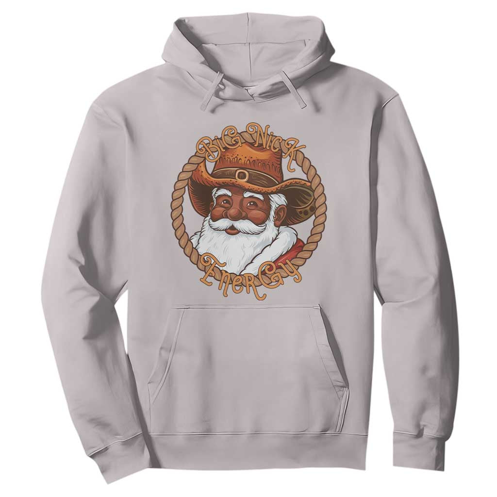 Black Santa Christmas Hoodie Big Nick Energy - African Pride
