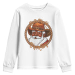 Black Santa Christmas Youth Sweatshirt Big Nick Energy - African Pride