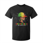 Afro African American T Shirt For Kid Unbothered By Negative Souls Black Sassy Queen