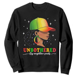 Afro African American Sweatshirt Unbothered By Negative Souls Black Sassy Queen