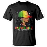 Afro African American T Shirt Unbothered By Negative Souls Black Sassy Queen