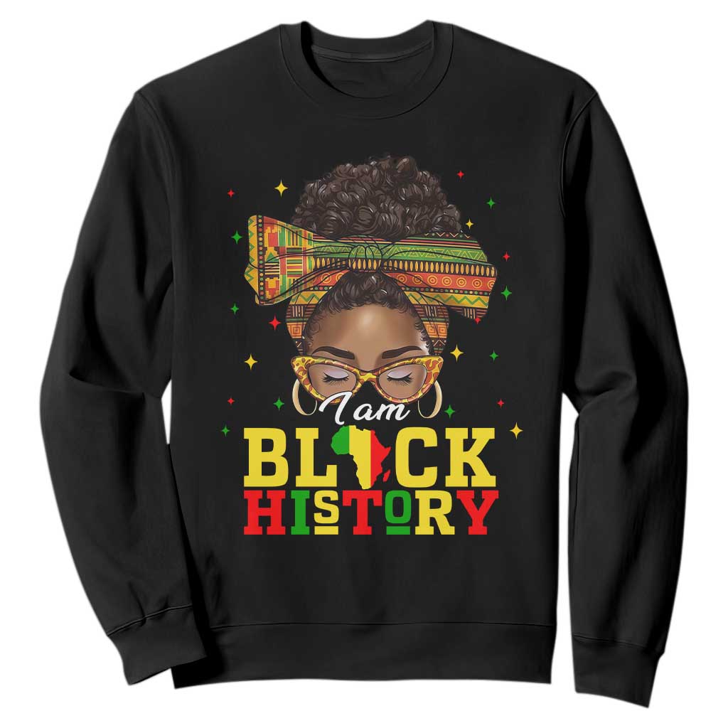 Black History Month Sweatshirt Messy Pun Afro African American