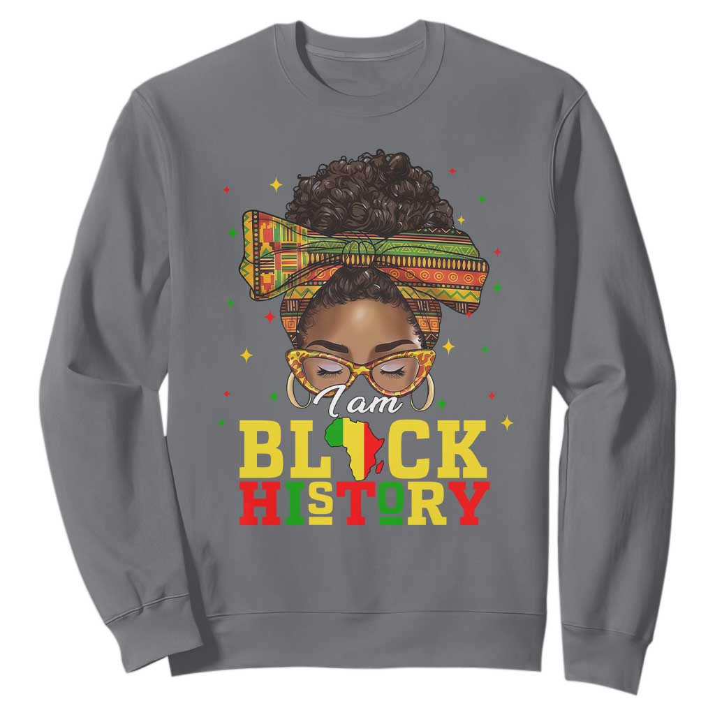 Black History Month Sweatshirt Messy Pun Afro African American