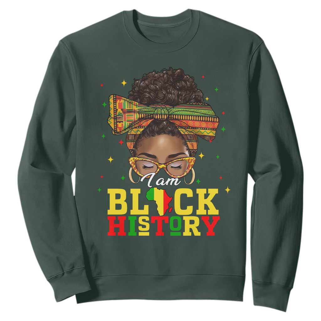 Black History Month Sweatshirt Messy Pun Afro African American