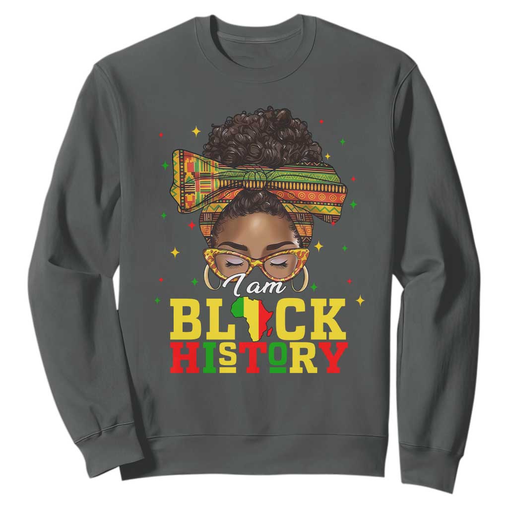 Black History Month Sweatshirt Messy Pun Afro African American