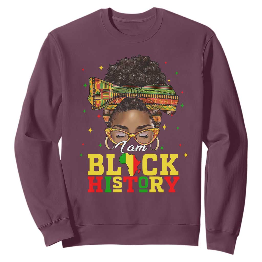 Black History Month Sweatshirt Messy Pun Afro African American