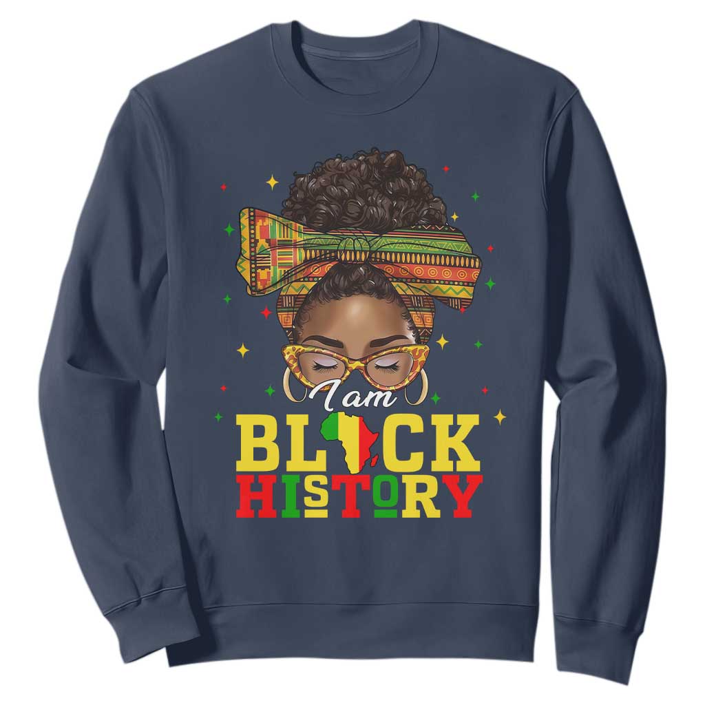 Black History Month Sweatshirt Messy Pun Afro African American