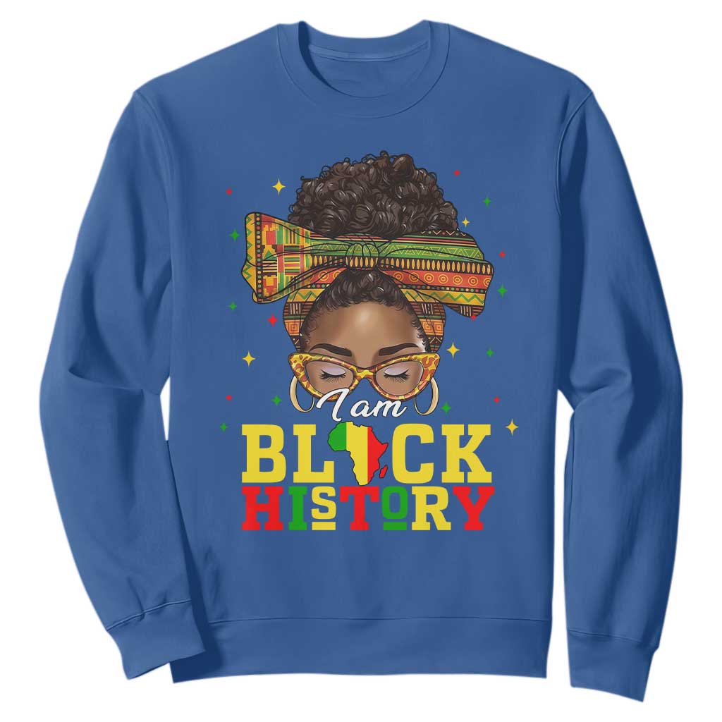 Black History Month Sweatshirt Messy Pun Afro African American
