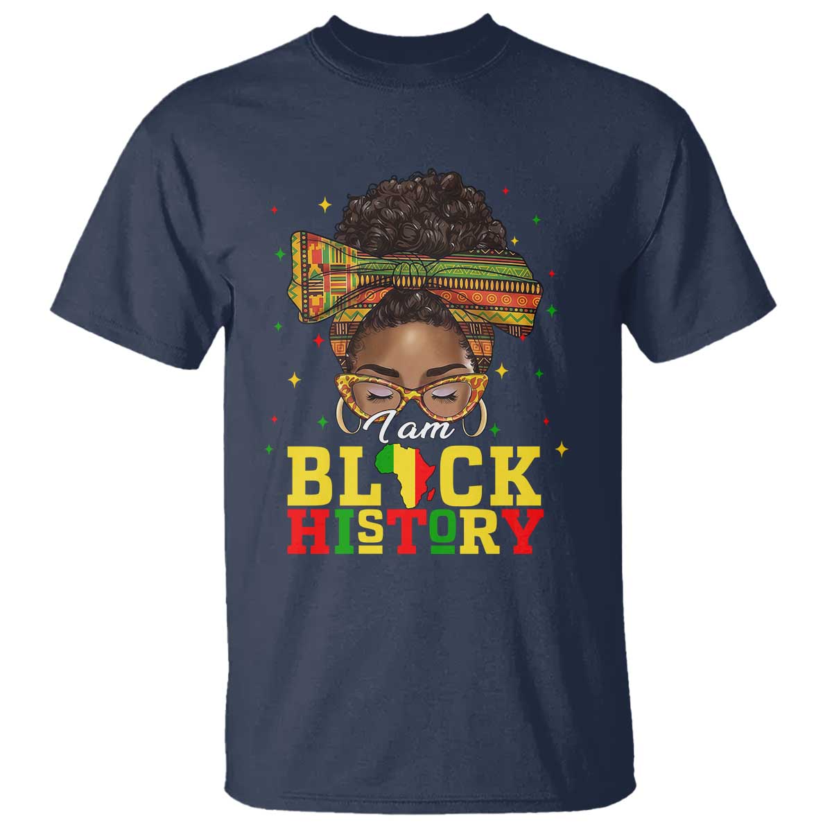 Black History Month T Shirt Messy Pun Afro African American