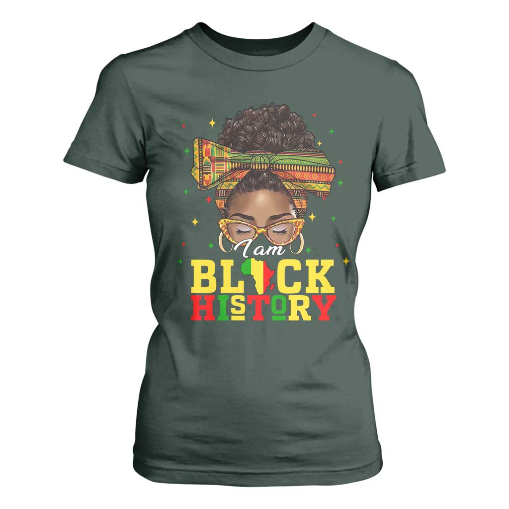 Black History Month T Shirt For Women Messy Pun Afro African American