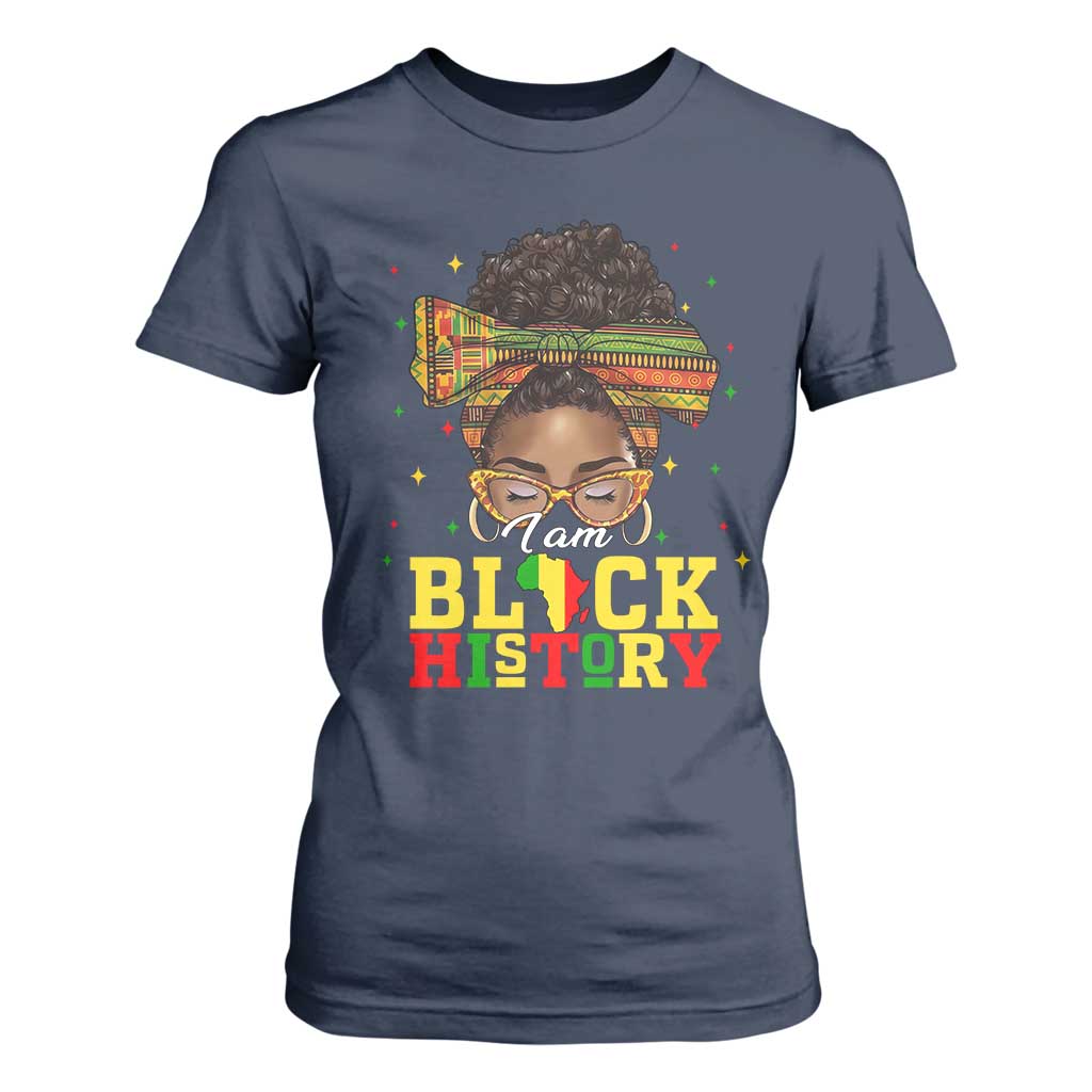 Black History Month T Shirt For Women Messy Pun Afro African American