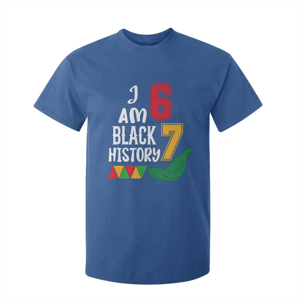 Funny Six Seven African American T Shirt For Kid Black History Month