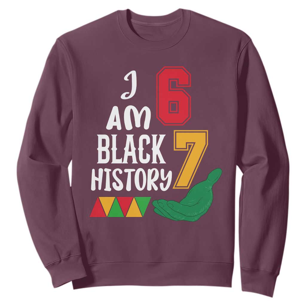 Funny Six Seven African American Sweatshirt Black History Month