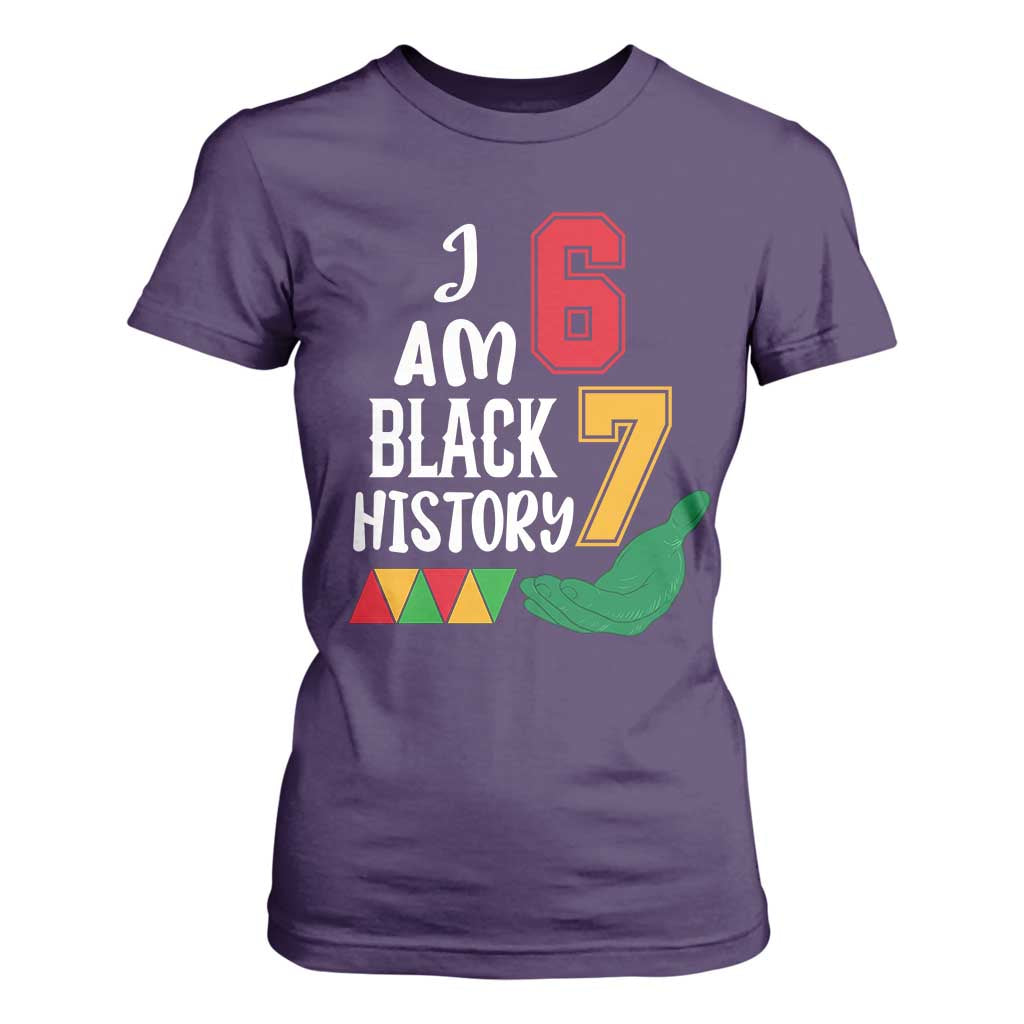 Funny Six Seven African American T Shirt For Women Black History Month