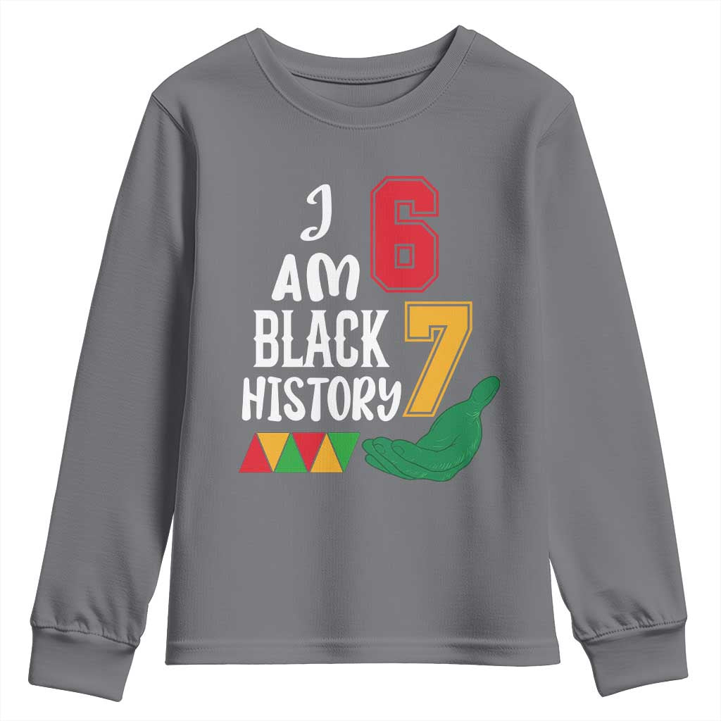 Funny Six Seven African American Youth Sweatshirt Black History Month