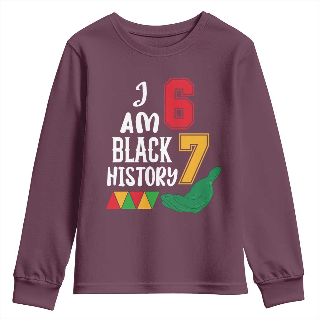 Funny Six Seven African American Youth Sweatshirt Black History Month