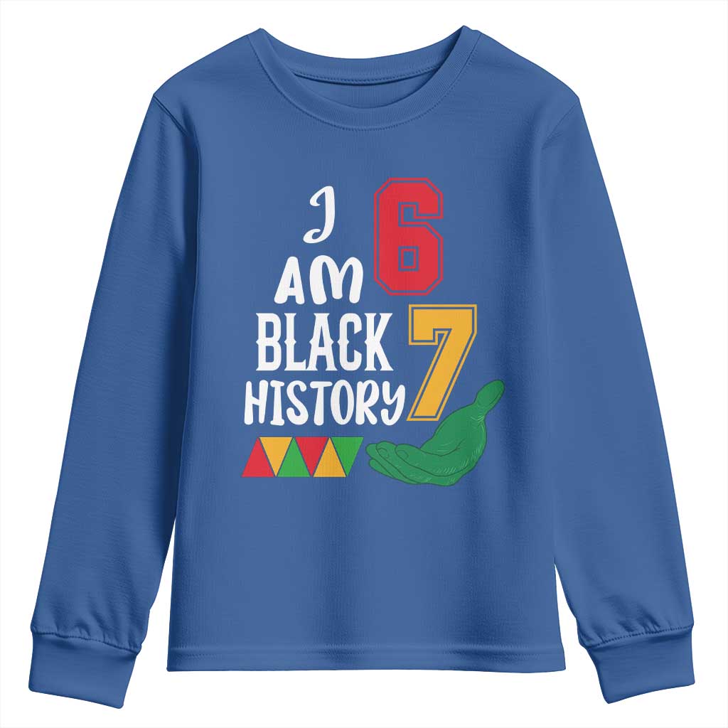 Funny Six Seven African American Youth Sweatshirt Black History Month