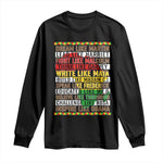 Black History Month Long Sleeve Shirt Dream Like Martin Lead Like Harriet