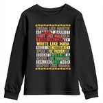 Black History Month Youth Sweatshirt Dream Like Martin Lead Like Harriet