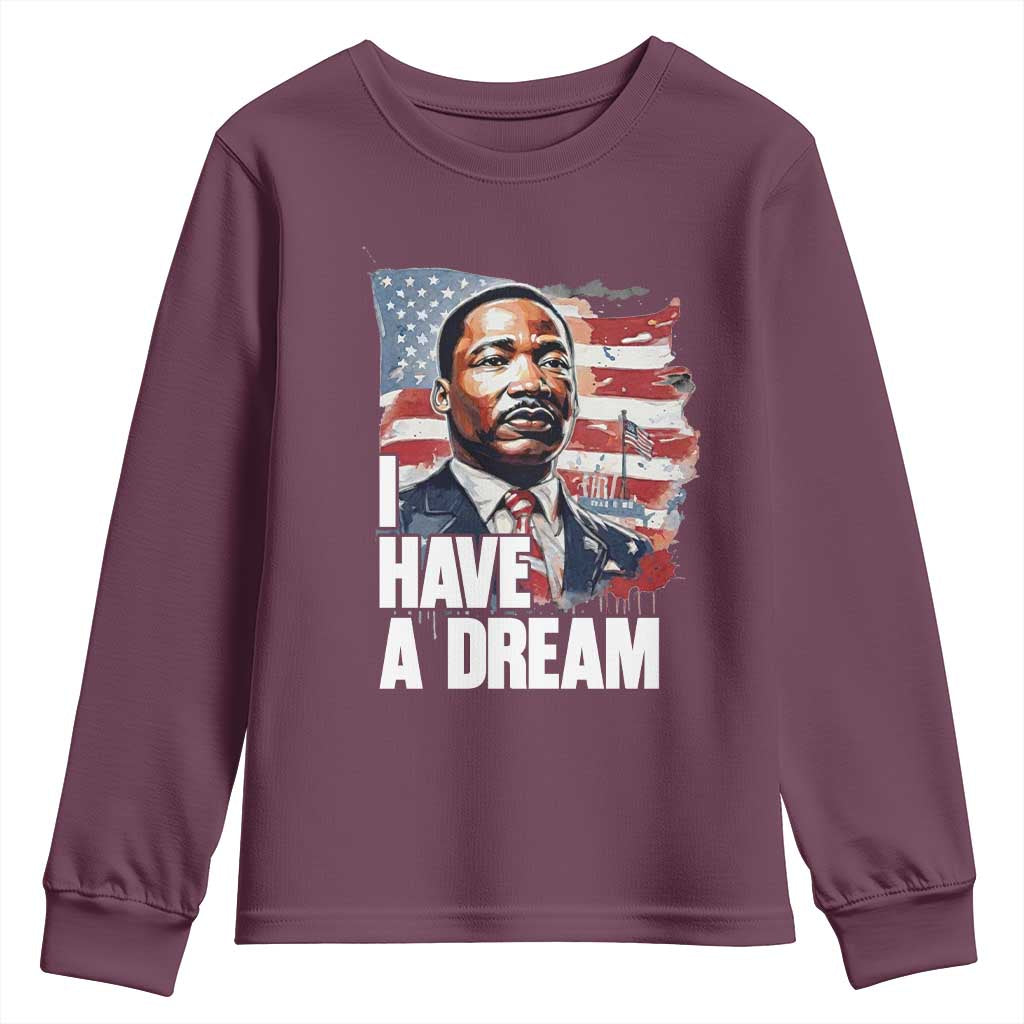 Martin Luther King Jr Youth Sweatshirt I Have A Dream - African Pride