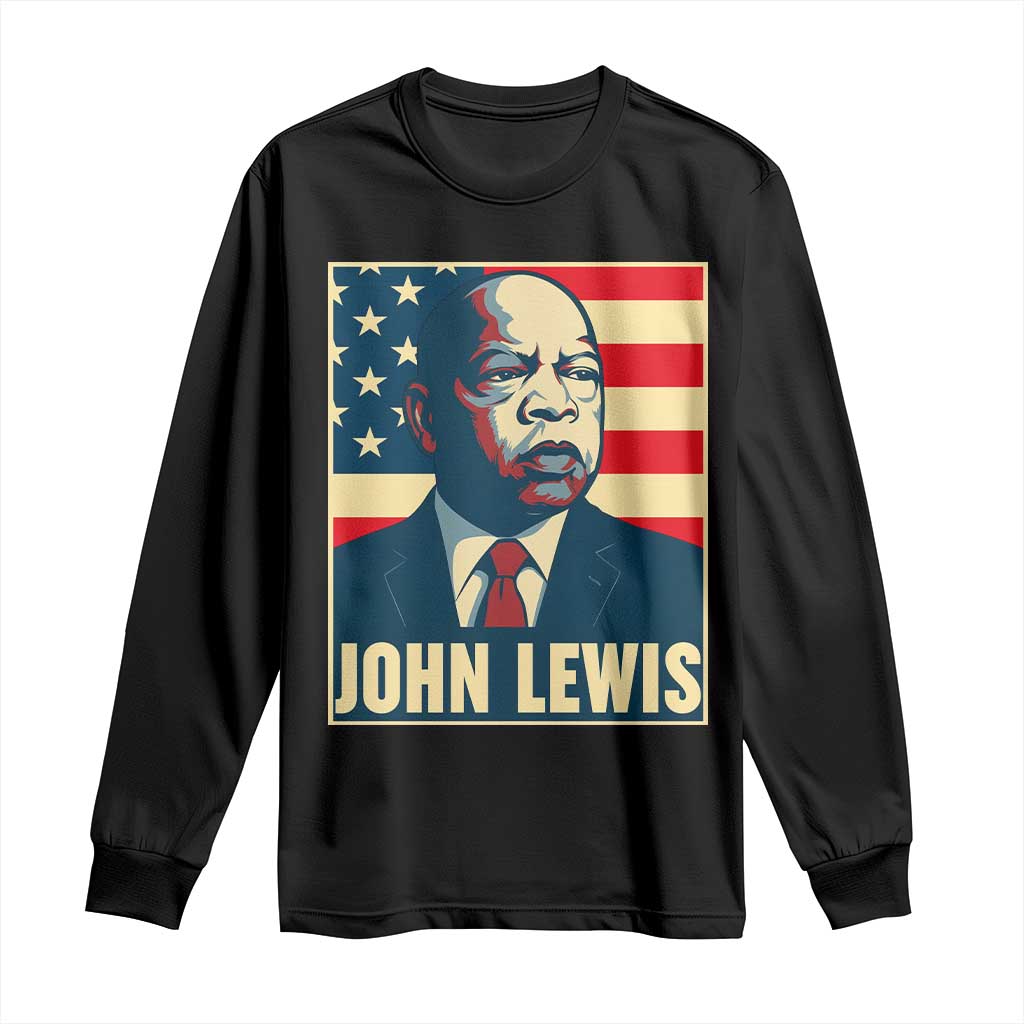 John Lewis Long Sleeve Shirt Black History Month