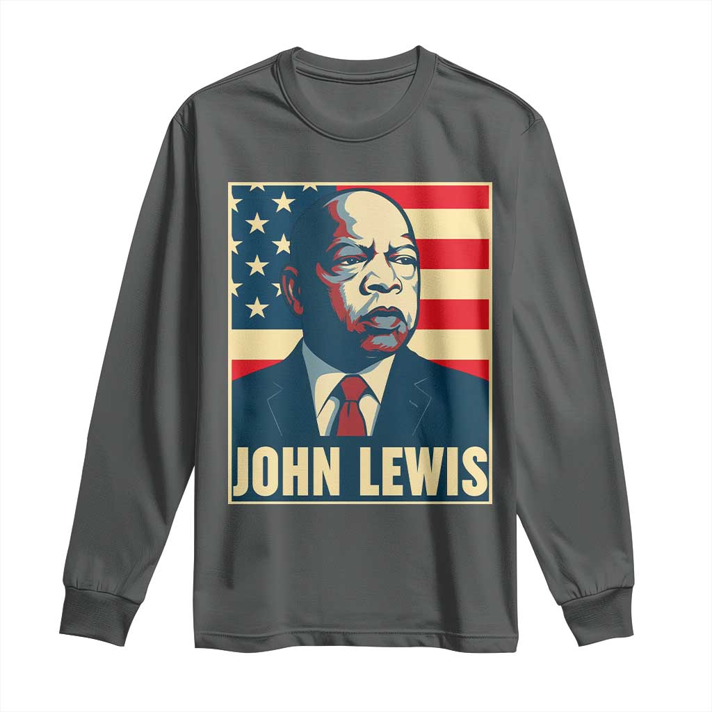 John Lewis Long Sleeve Shirt Black History Month