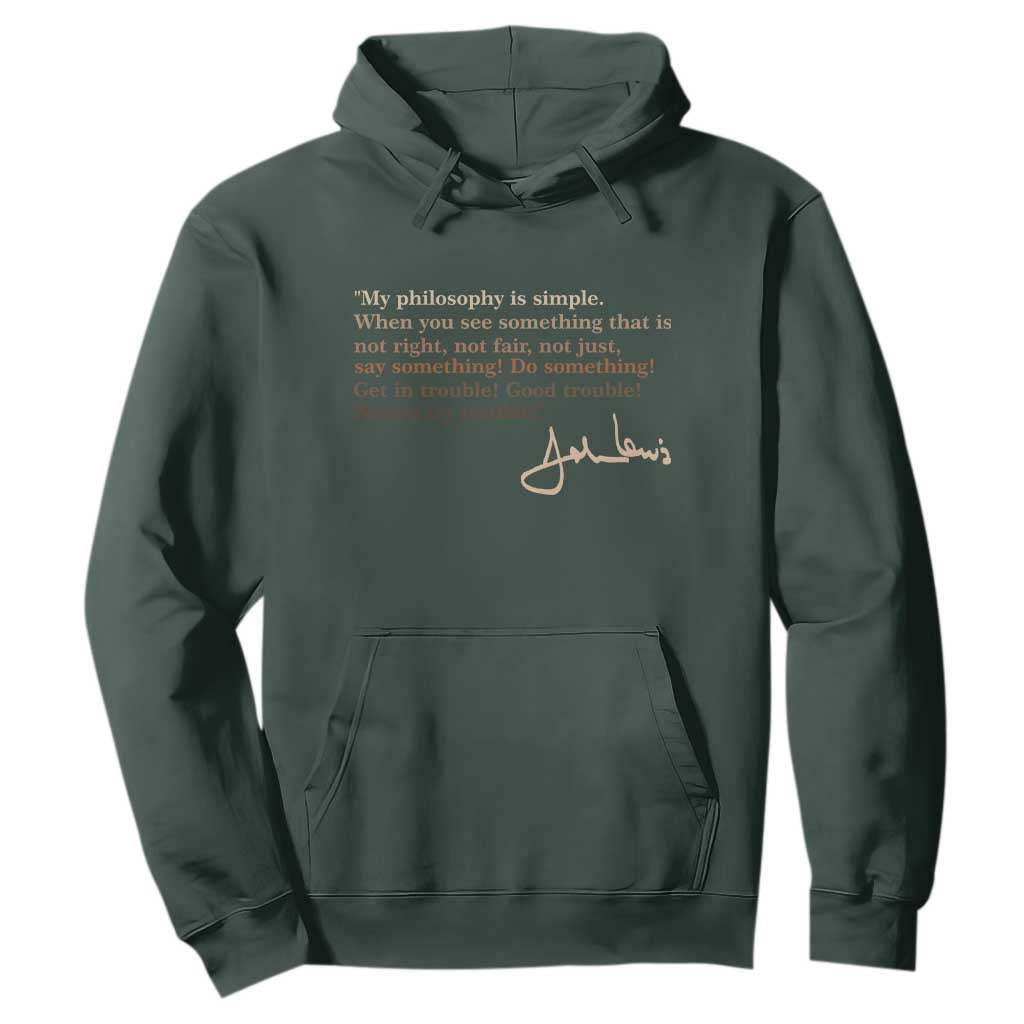 John Lewis Quote Hoodie Black History Month