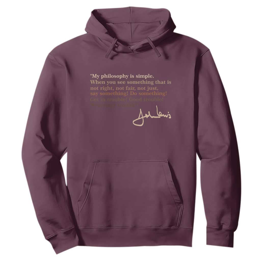 John Lewis Quote Hoodie Black History Month